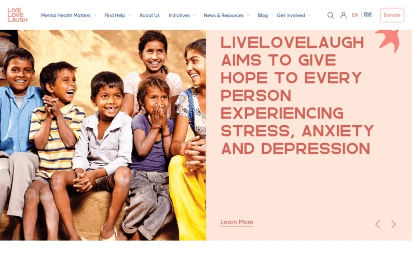 Live Love Laugh Foundation screenshot 3